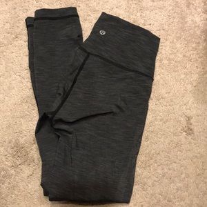 Grey Lululemon leggings size 4